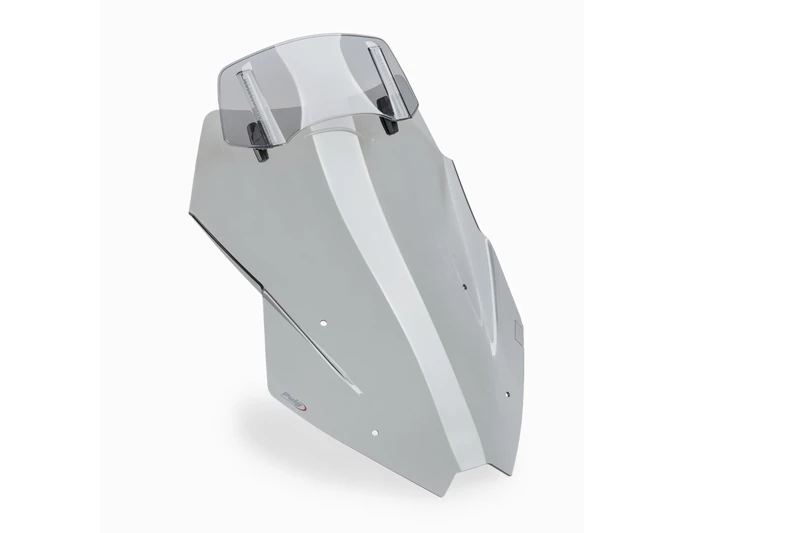 Puig 22457H Touring Windscreen With Visor improved wind protection, Smoke