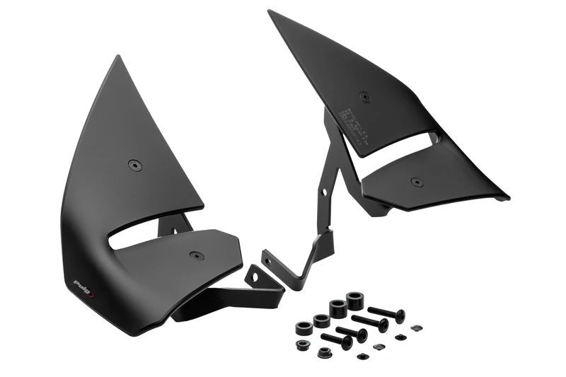 Puig 22604J D12 Winglets aerodynamic design, Matte Black