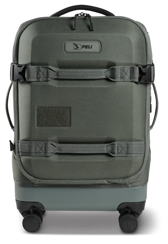 PELI 4W22 Aegis Carry-On 4-Wheel Hybrid Travel Duffel Protective Case, Weatherproof 500D Cordura Fabric & Shield™ EVA Moulded Front Shell, Shockproof Polycarbonate Base, Four Hinomoto 360°, 39L