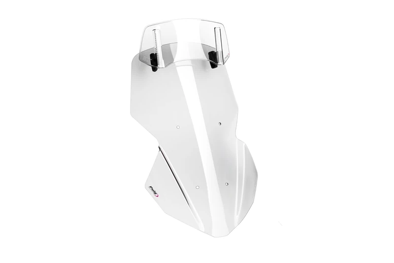 Puig 22329W Touring Plus Windscreen Visor wind protection, Transparent