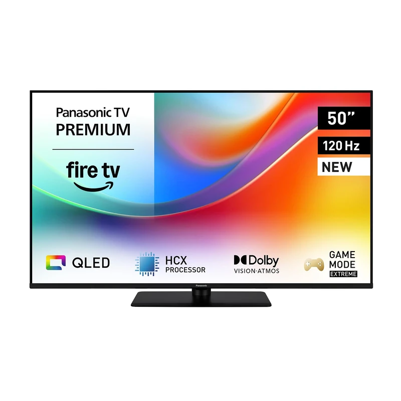 Panasonic Premium TV-50W85BEYC, 50 inch 4K Ultra HD QLED Smart TV, Fire TV