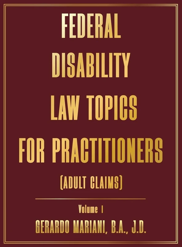 Federal Disability Law Topics for Practitioners: Volume I - Image 1