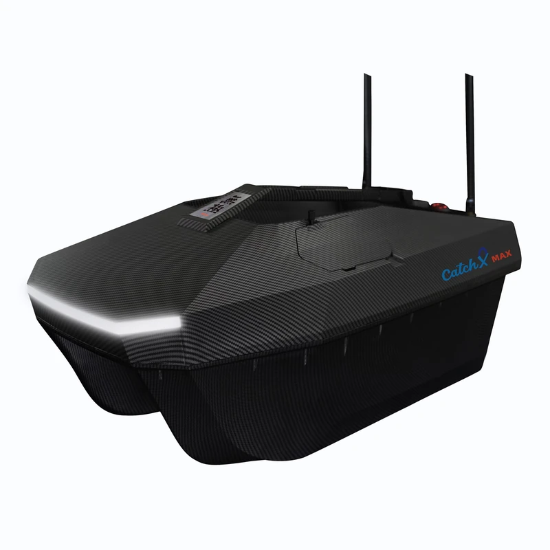 Rippton CatchX Max GPS Bait Boat for Carp Fishing, Precision Fishing Accessories with 3kg Hopper, 400m Range, App Navigation, Quiet Motor, 4 Hour Runtime, Sonar Ready Design - Image 1