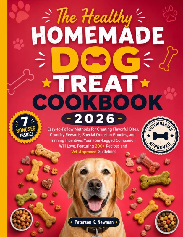 The Healthy Homemade Dog Treat Cookbook 2026: Easy-to-Follow Methods for Creating Flavorful Bites, Crunchy Rewards, Special Occasion Goodies, and ... K. Newman's Healthy Dog Kitchen Series)