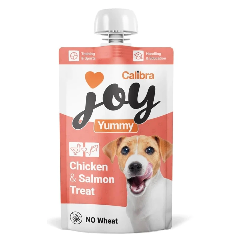 Calibra Joy Dog Yummy Chicken Salmon Treats - 12x100g