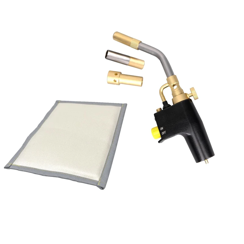 Arctic Hayes Gas Torch with 3 Interchangeable Burners with Professional Heat Mat