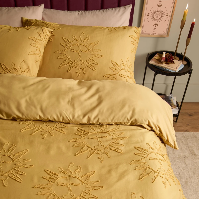 furn. Duvet Day Sun Duvet Cover Set (Gold - Super King)