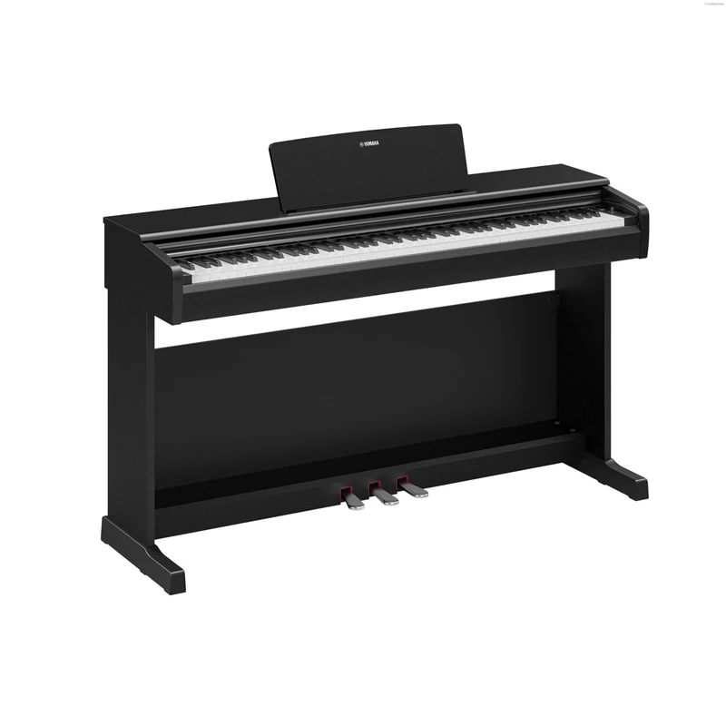 YAMAHA ARIUS YDP-146 Digital Piano – 88 Weighted Keys GHS Keyboard, CFX Concert Grand Voice, 8W Stereo Speakers, Bluetooth, 3 Pedals, Ideal for Home and Beginners – Black