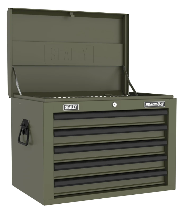 Sealey Superline Pro® 5 Drawer Topchest with Ball-Bearing Slides - AP26059TK - Image 1