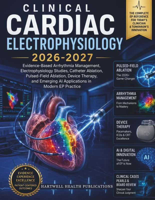 CLINICAL CARDIAC ELECTROPHYSIOLOGY 2026-2027: Evidence-Based Arrhythmia Management, Catheter Ablation, Pulsed-Field Ablation, Device Therapy, and Emerging AI Applications in Modern EP Practice - Image 1