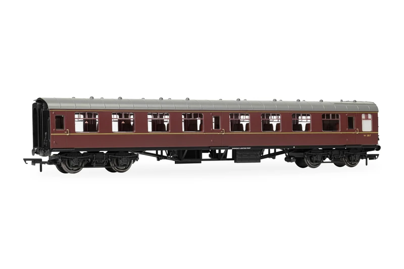 Hornby R40518 BR - WR - MK1 TSO W3817, Rolling Stock Coach, for ages 14+