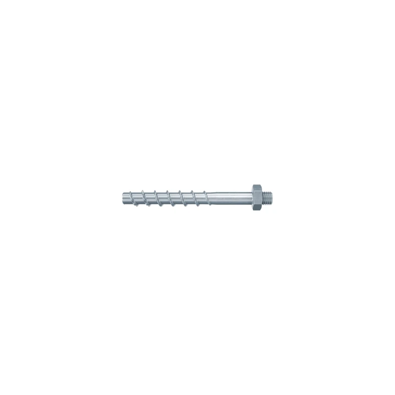 Fischer 100 x FBS 5 x 45 M6/9 Male Thread Concrete Screw Galvanised Steel Quick Installation in Concrete and Masonry Ideal for Electrical and SHKL Installations