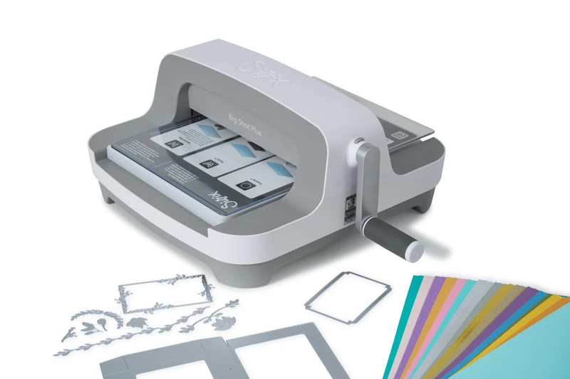 Sizzix Big Shot Plus Machine with Starter Kit, Manual Die Cutting & Embossing Machine