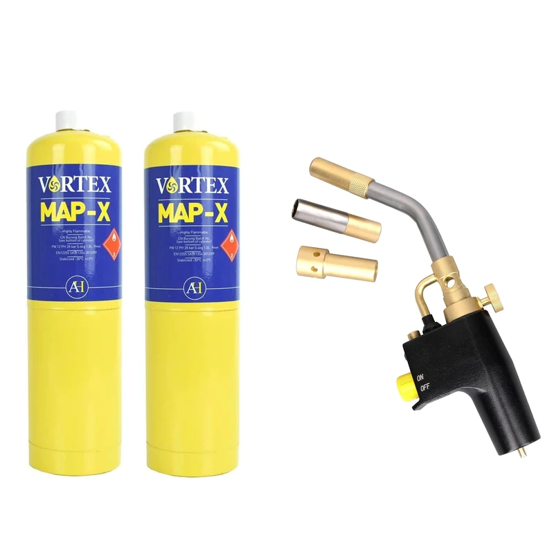 Arctic Hayes GT3 Gas Torch with 2 MAP-X Gas Canisters