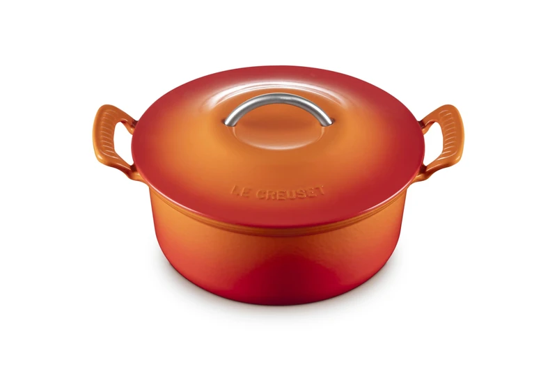 Le Creuset Cast Iron Modern Heritage Round Casserole, Flame