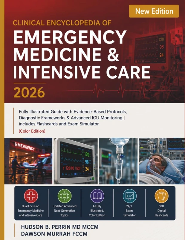 Clinical Encyclopedia of Emergency Medicine & Intensive Care 2026: Fully Illustrated Guide with Evidence-Based Protocols, Diagnostic Frameworks & ... | includes Flashcards and Exam Simulator