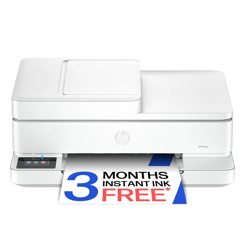 HP Envy 6530 All in One Printer | Perfect for Home | Colour | Wireless | Print, Scan & Copy | 3 Months of free Instant Ink | Automatic Document Feeder | White