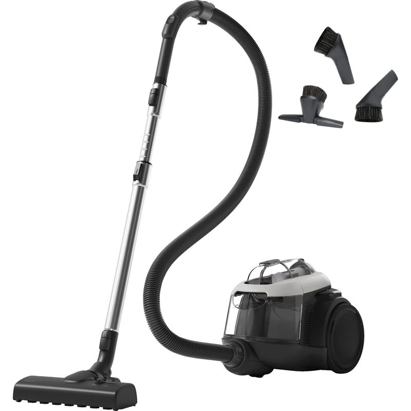 AEG 6000 Bagless Vacuum Cleaner AL61C2SW, Powerful Cyclonic Performance, AllFloor Auto Nozzle, HEPA Filtration, Hygienic 2-Step Emptying, Compact Design, 73 dB - Image 1
