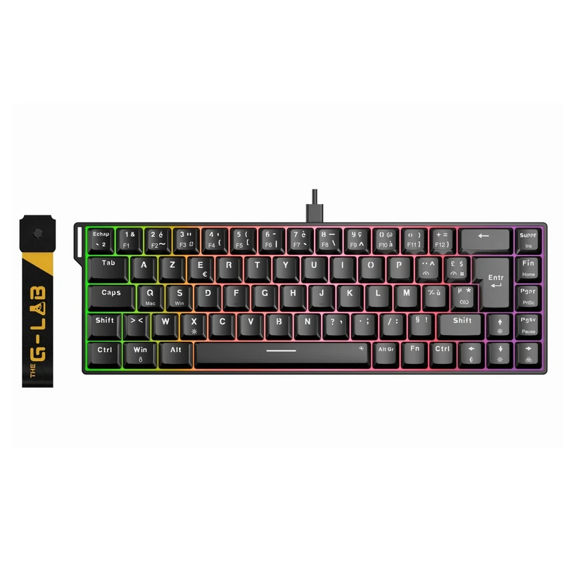 The G-Lab - Keyz Titanium HE - 65% Hot Swap Magnetic Switch Gamer Keyboard
