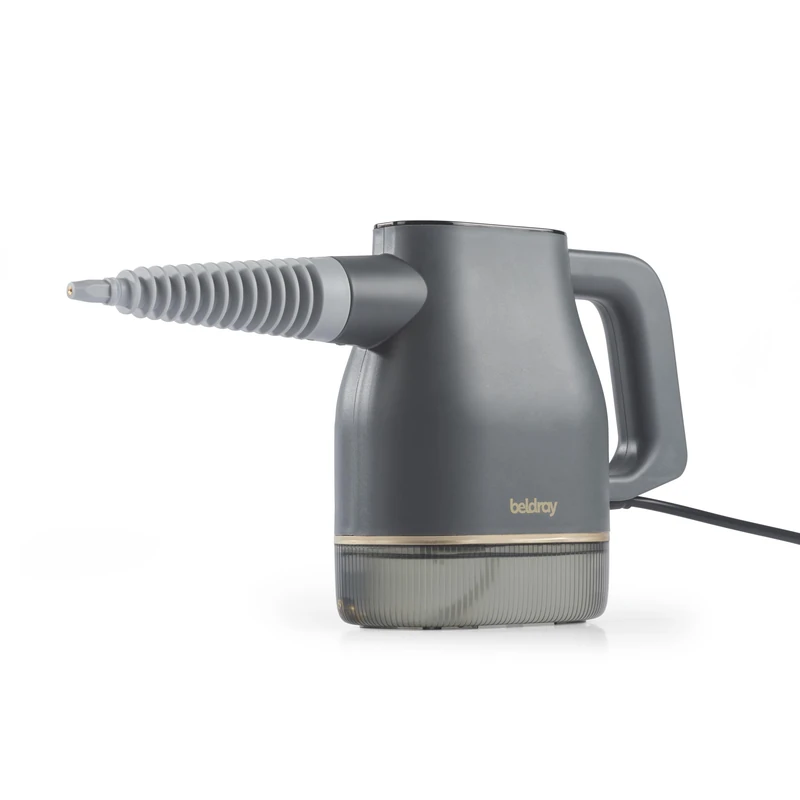 Beldray Speedsteam Digital Handheld Steam Cleaner - 1350 W, 400 ml Tank, 2 Steam Modes, 4 m Cord, Chemical-Free Cleaning with Garment, Upholstery & Window Tools