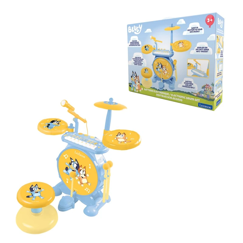 LEXIBOOK, Bluey Drum Set, K610BY