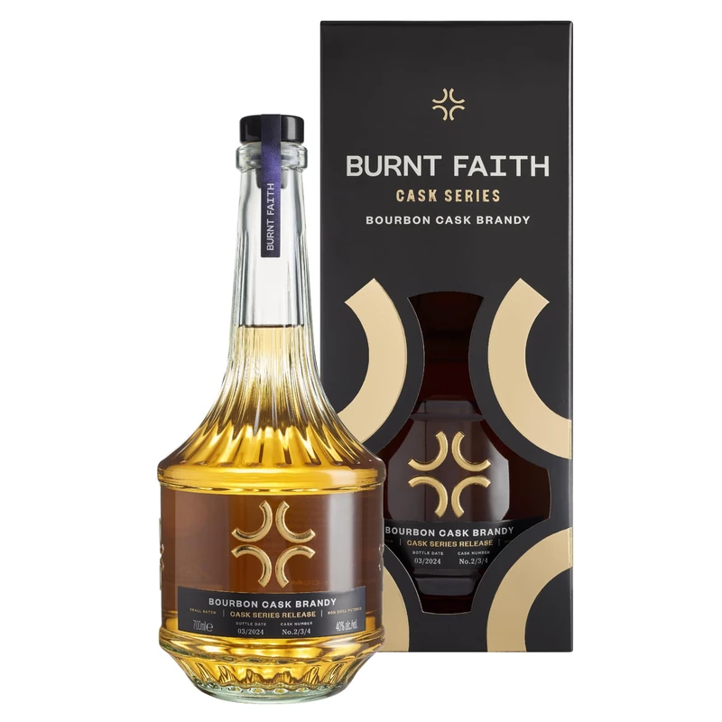 Burnt Faith Bourbon Cask Brandy 70cl | UK Brandy House