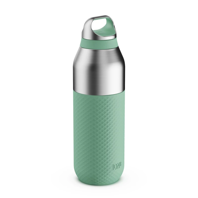 ION8 Primo ROAM Insulated Water Bottle 835 ml (28 oz)– Leakproof Stainless Steel, Vacuum Insulated for Hot & Cold Drinks, Twist Lid, Dishwasher Safe, Aqua