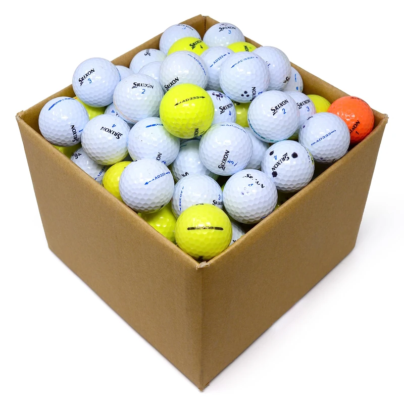 Second Chance Recycled Lake Golf Balls, 100 Grade B for Srixon AD333 - Lake Balls for Practice & Social Games, Used Golf Balls, Ideal for Practice and Play - Image 1