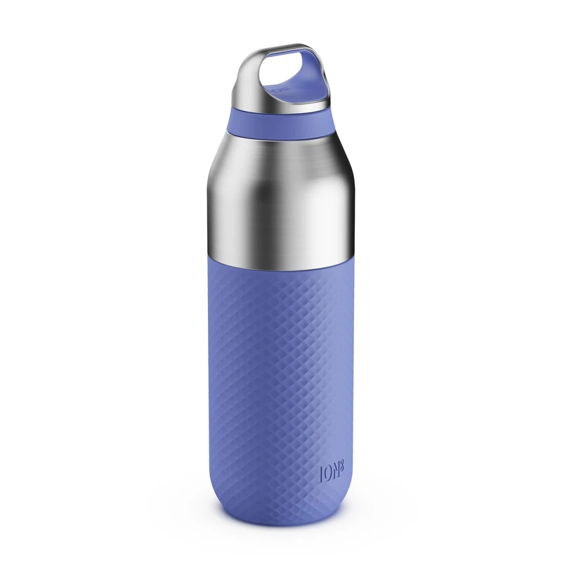 ION8 Primo ROAM Insulated Water Bottle 835 ml (28 oz)– Leakproof Stainless Steel, Vacuum Insulated for Hot & Cold Drinks, Twist Lid, Dishwasher Safe, Lilac