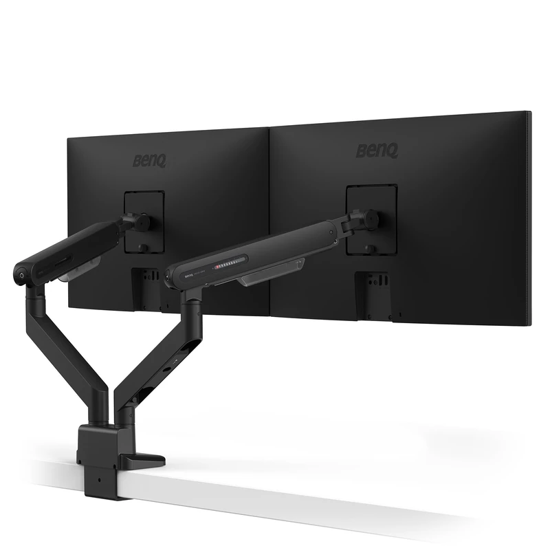 BenQ Ergo Arm BDL01 – Monitor Arm for Everyday Monitors, Smooth Adjustment, Stable Desk Mount, VESA Compatible (75×75, 100×100), Supports up to 35" & 11 kg per arm. Fits desk thickness 10~50 mm - Image 1