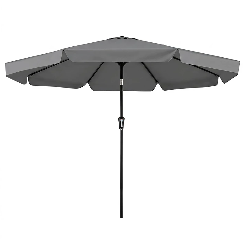 FANTASK Garden Parasol, Patio Umbrella, 300 cm (Anthracite)