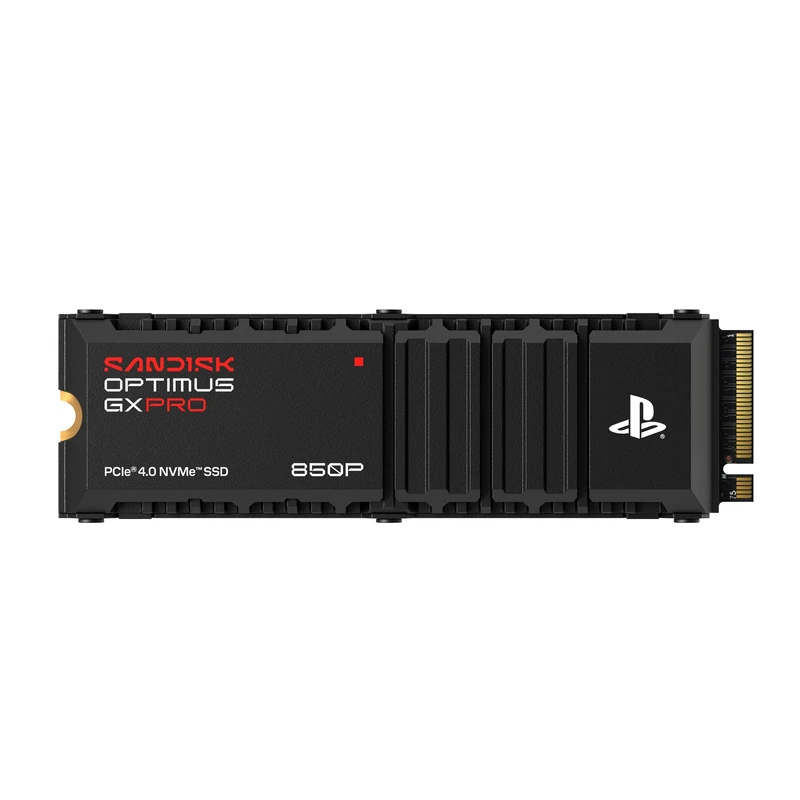 SanDisk Optimus GX PRO 850P NVMe M.2 SSD 1TB (Officially Licensed Storage Expansion for PS5 Consoles, up to 7,300MB/s, PCIe Gen 4.0) with Heatsink
