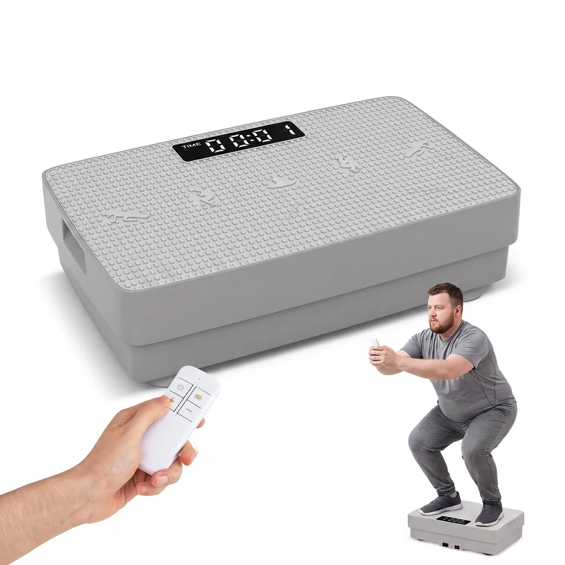 GYMAX Vibration Plate Exercise Machine with Gravity Sensor & Remote Control