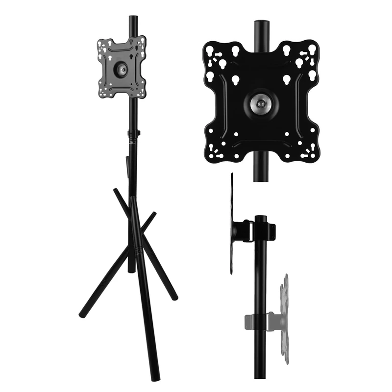 Maclean MC-181 B TV Floor Stand for 27-55" TVs, Black
