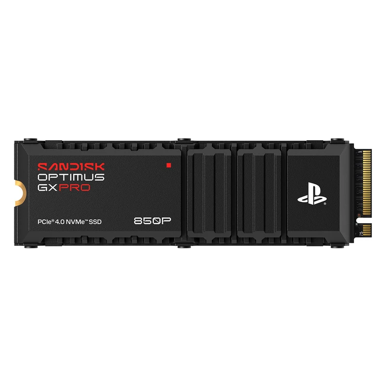 SanDisk Optimus GX PRO 850P NVMe M.2 SSD 4TB (Officially Licensed Storage Expansion for PS5 Consoles, up to 7,300MB/s, PCIe Gen 4.0) with Heatsink
