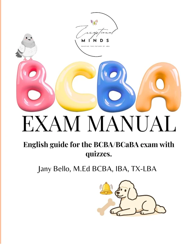 BCBA/BCaBA English Exam Study Manual: With Quizzes