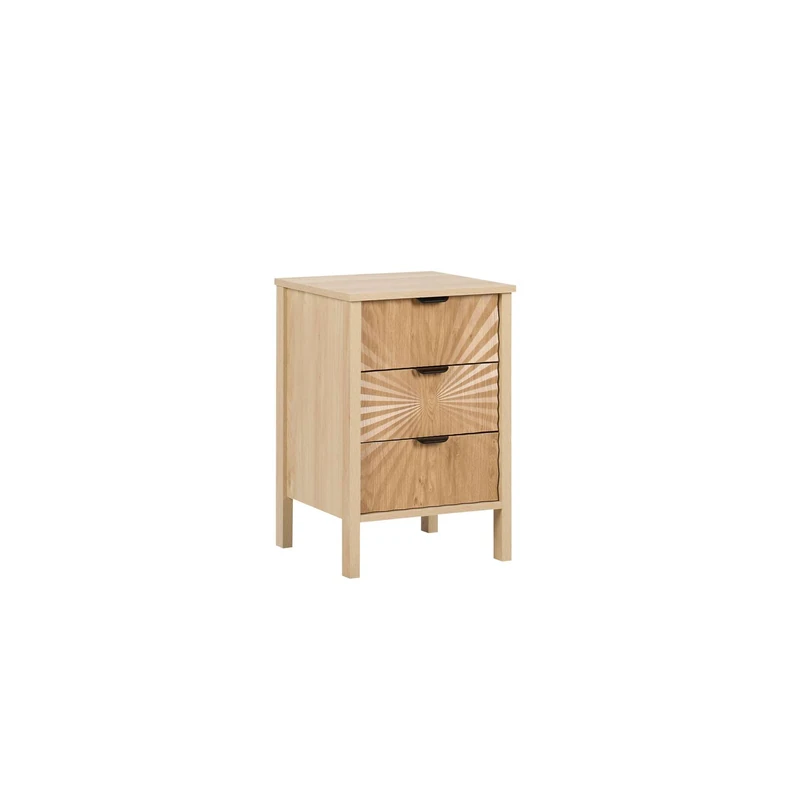 Solstice 3 Drawer Bedside