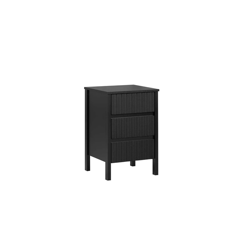 Axis 3 Drawer Fluted Bedside