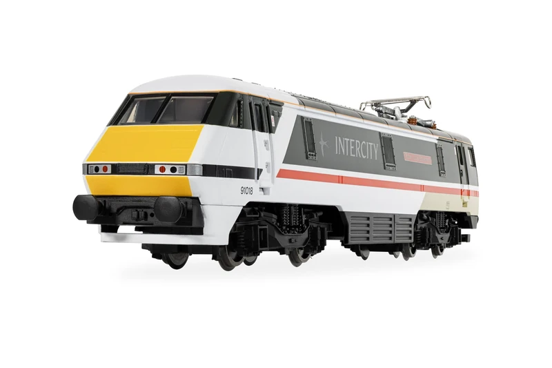 Hornby R30527TXS RailRoad BR Intercity Class 91 Robert, OO Gauge Locomotive
