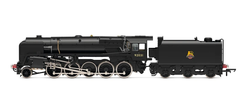 Hornby R30486 BR Class 9F Early BR - 92031, OO Gauge Locomotive
