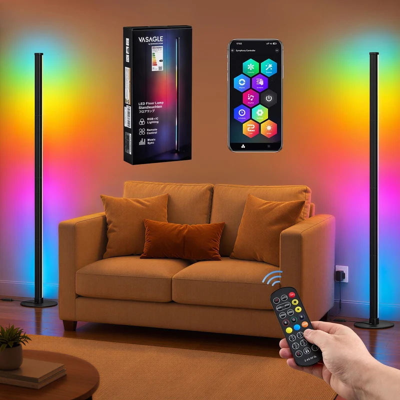 VASAGLE LED Floor Lamp LFL025BD03-2J