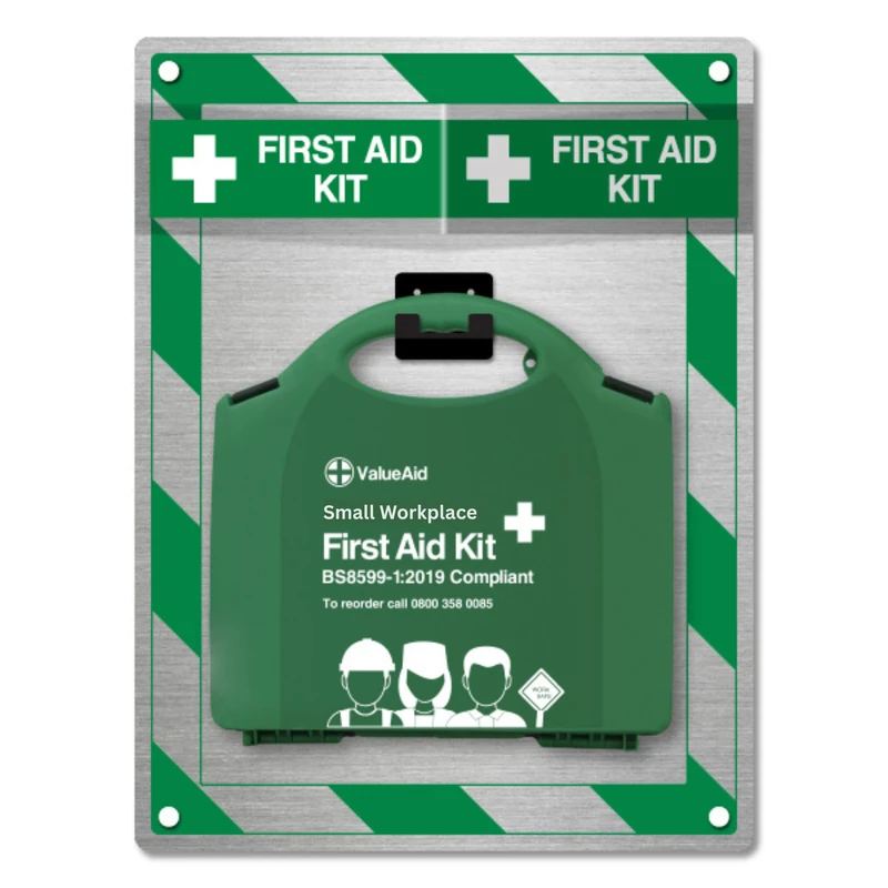 Premium First Aid Point - Silver - Small BS8599-1 Contents