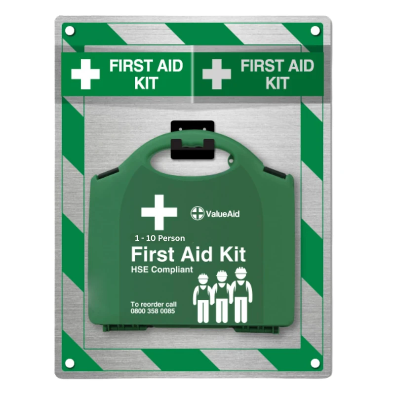 Premium First Aid Point - Silver - 1-10 Person Kit