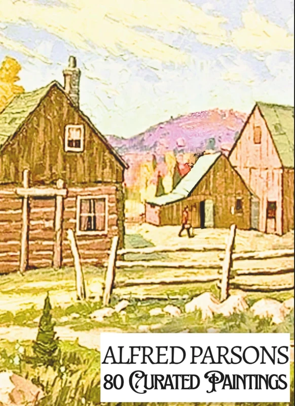 'ALFRED PARSONS: 80 Curated Paintings'; Luxe Coffee Table Book with High-Quality Art Prints; Large A4 Size (8.5x11.69"); Premium Archival-Quality ... Commentaries (My Private Art Gallery)