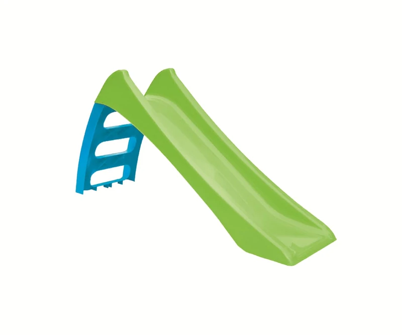 Sport1 Children's Slide, 3 Steps, Slide Garden Slide for Children from 1 to 3 Years, Super Robust Children's Play Made of Plastic, 116 x 36 x 62.5 cm, Green/Light Blue