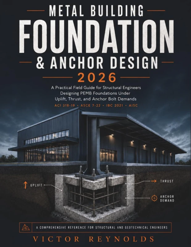 METAL BUILDING FOUNDATION AND ANCHOR DESIGN 2026: A Practical Field Guide for Structural Engineers Designing PEMB Foundations Under Uplift, Thrust, and Anchor Bolt Demands