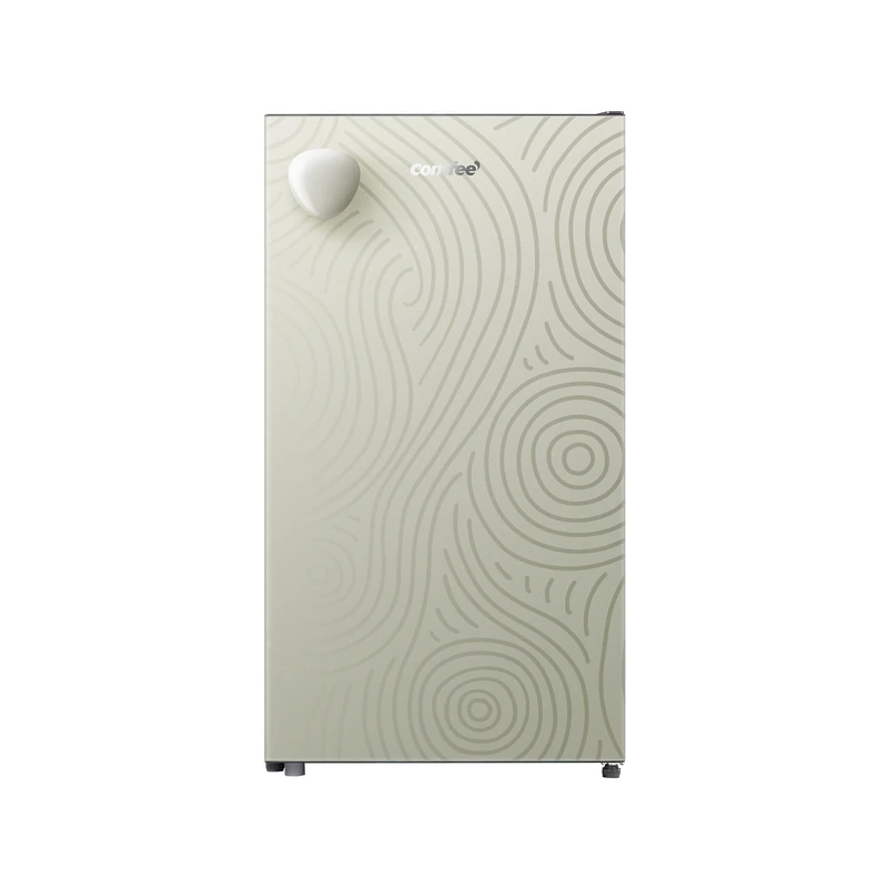 COMFEE' 88L Under Counter Fridge, Cooler Box, Removable Handle, Green