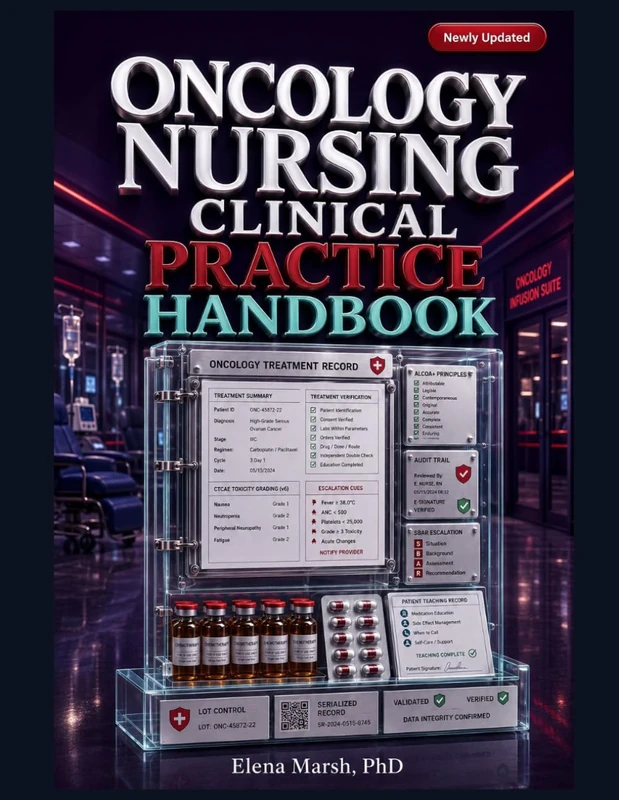 Oncology Nursing Clinical Practice Handbook: Cancer therapies, chemotherapy safety, immunotherapy, CAR-T, CTCAE v6 grading, symptom control, patient teaching, oncologic emergencies, and escalation cue