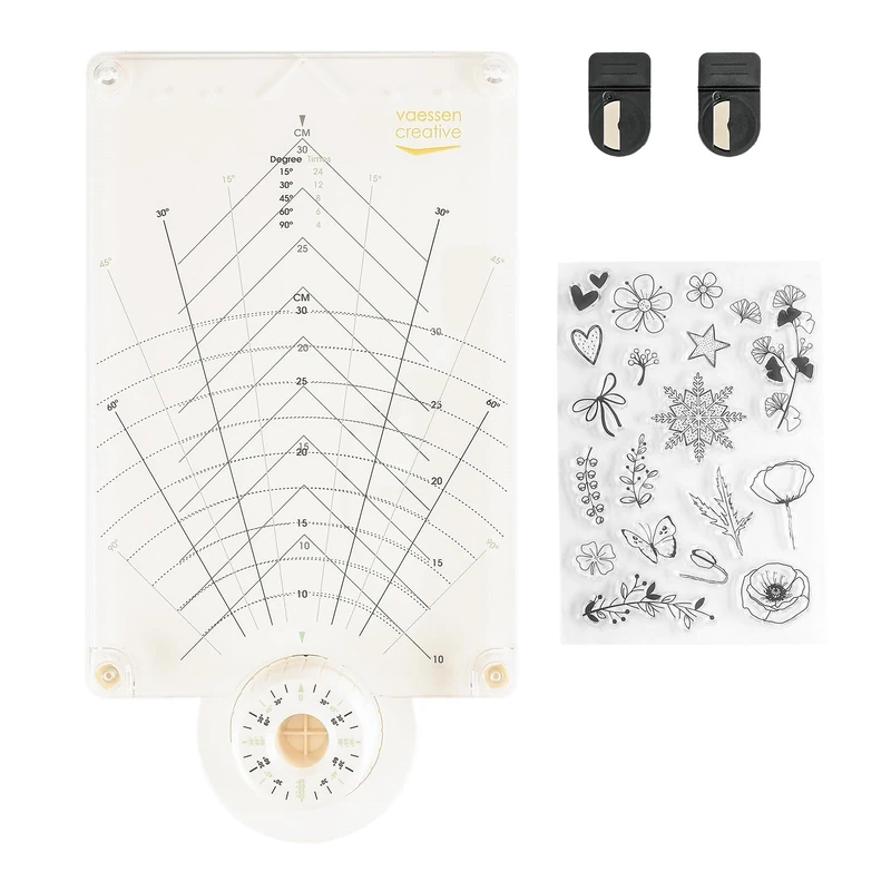 Vaessen Creative Stamp Easy Spinner - Stamping Platform with Magnets