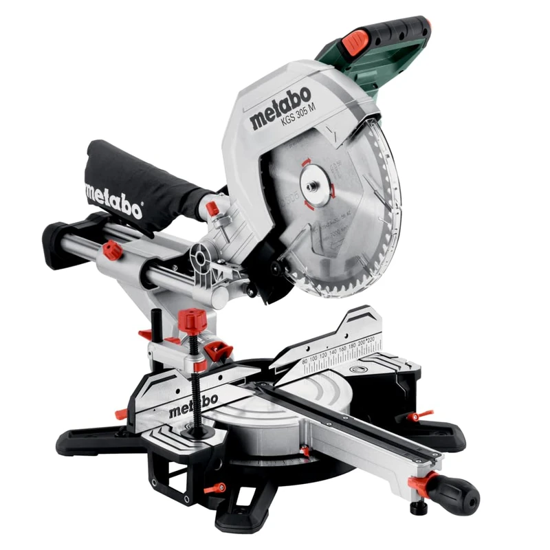 Metabo KGS 305 M (613305380) 305mm / 12" Double Bevel Compund Sliding Mitre Saw, 240V / 1600W